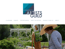 Tablet Screenshot of 111.cedarburgartistsguild.com